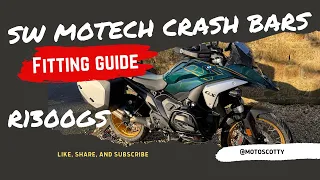 BMW R1300GS - SW Motech lower crash bars fitting guide