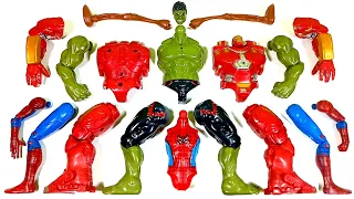 Merakit Mainan Spider-Man, Hulk Smash, Ironbuster And Sirenhead ~ Marvel Avengers Toys