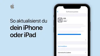 So aktualisierst du dein iPhone, iPad oder deinen iPod touch – Apple Support