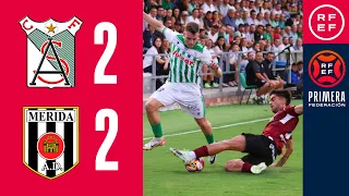 Resumen #PrimeraFederación | Atlético Sanluqueño 2-2 AD Mérida | Grupo 2 | Jornada 2