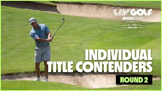 Highlights: Individual title contenders in Rd. 2 | LIV Golf Jeddah