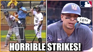 The WORST Called Strikes of 2023! (with Announcer REACTIONS) | MLB Baseball Highlights