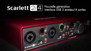 FOCUSRITE Scarlett 2i4 : la nouvelle génération d'interface audio (vidéo de La Boite Noire)