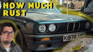 How much rust?! BMW E30 Restoration EP 3