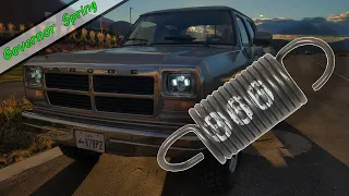 How To Change the Governor Spring | 1st Gen Cummins