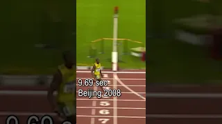 Usain Bolt fastest races over 100m #athletics #trackandfield #sprinting