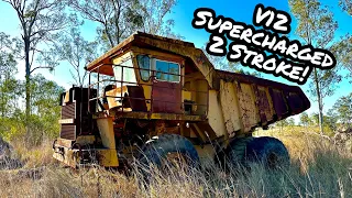 Will it START? V12 Supercharged 2 Stroke GM Detroit Dump Truck SITTING for YEARS