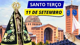 SANTO TERÇO DE APARECIDA DE HOJE - 11/09/2023 | MISTÉRIOS GOZOSOS | TERÇO DE APARECIDA HOJE SEGUNDA