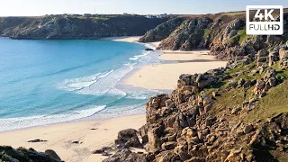 Pedn Vounder - Britain's Most Beautiful Beach - Cornwall - 4K Video