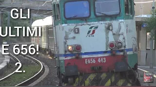 2'.Gli ultimi E 656 Caimano locomotore italiano.2' Parte.E 656 443-489-099.