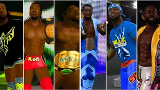 The Evolution of Kofi Kingston Entrance in WWE Games @WWEGames #wwe2k24 #wwe #wwe2kgames