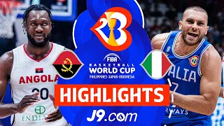 Angola 🇦🇴 vs Italy 🇮🇹 | J9 Highlights | FIBA Basketball World Cup 2023
