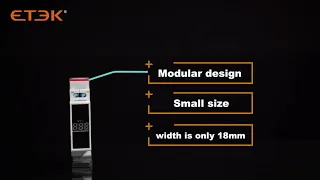 ETEK Electric Modular Voltage Meter EKMV