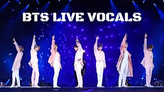 BTS LIVE VOCALS COMPILATION