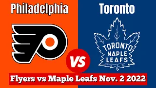 Philadelphia Flyers vs Toronto Maple Leafs | Live NHL Play by Play & Chat