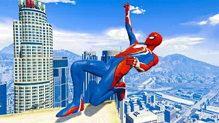 GTA 5 Crazy Ragdolls | Fall From The Highest Places (Spider-Man, Euphoria Physics) Ep.79