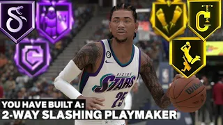 The "2-WAY SLASHING PLAYMAKER" Is Back In 2k24| Best 6'7 2-Way Slashing Play| All Around Pg Build