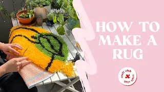 How to Latch Hook for Beginners (Making a Latch Hook Rug)