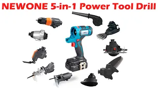 NEWONE 5-in-1 Power Tool Drill/jig saw/reciprocating saw/oscillating tool/Sander Combo Kit Makita18V