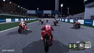 MotoGP 23 - Enea Bastianini - 6 Laps - Fuel Management - Losail International Circuit - Gameplay