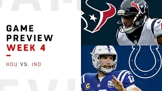 Houston Texans vs. Indianapolis Colts | Week 4 Game Preview | NFL Film Review