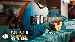 I've always wanted a blue guitar, so I built one (with Madinter wood only)