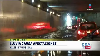 Lluvia causa afectaciones viales en varias zonas de la CDMX | Noticias con Francisco Zea