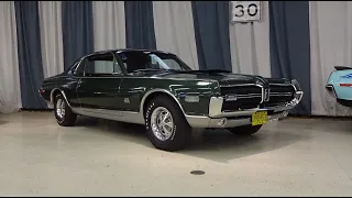 1968 Mercury Cougar XR7 GTE in Green & 7 Litre 428 CJ Engine Sound My Car Story with Lou Costabile