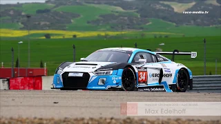 Hankook 12H Navarra 2018 - Onboard Audi R8 LMS GT3 Max Edelhoff Navarra Circuit Car Collection