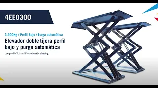 Ayuda instalación elevador tijera perfil bajo - automático sin aire - Plug & Play installation