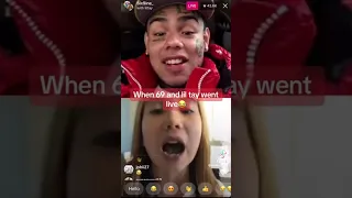 Lil tay and 69 on Ig live😂😂