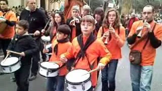 Colla Gegantera de Montbau. Sortida Festa Major de Sant Andreu
