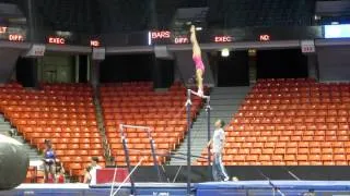 Katelyn Ohashi - Uneven Bars - 2012 Secret U.S. Classic Podium Training