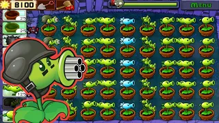 Peashooters party Pots strategy SURVIVAL NIGHT 5 Flags COMPLETED | Plants vs Zombies | pvz2 gameplay