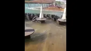 Ресторан "Главрыба" в Миатли оказался под водой. Уровень реки Сулак поднялся ТУТ ДАГЕСТАН