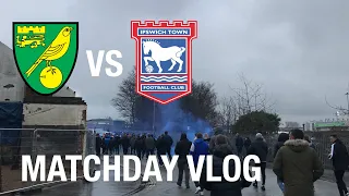 Norwich vs Ipswich Match vlog| East anglia derby