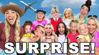 SURPRISING my FAMILY of 16 KIDS by GOING on a huge TRIP!!!!