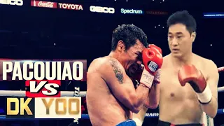 The Korean Master DK Yoo Vs Pacman Manny Pacquiao Exhibition Fight Highlights