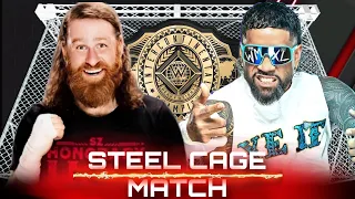 WWE 2K24 - Steel Cage Match - Sami Zayn VS Jey Uso | WWE