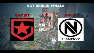 FINALS VCT BERLIN September 2021 Gambit vs Envy Map 3   Split