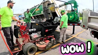 MULCH JOB LIKE NEVER BEFORE | THE MULCH MULE IS INCREDIBLE!