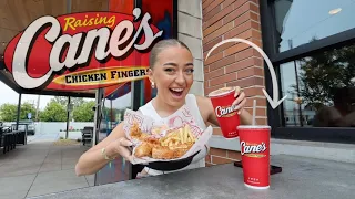 British Girl Trying Raising Caines Mukbang!!