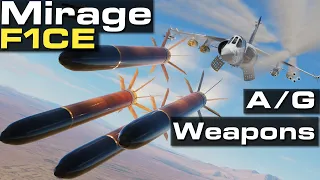 DCS: Mirage F1ce:  Rockets, Bombs and Guns Ground Attack Tutorial