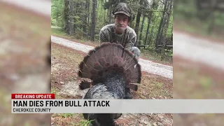 Man dies after being attacked by bull in Cherokee Co.