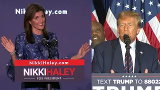 Donald Trump Blasts Nikki Haley During Victory Speech