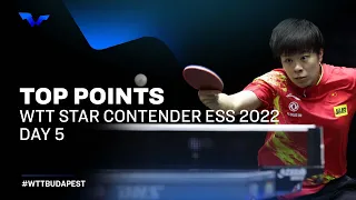 Top Points presented by Shuijingfang | WTT Star Contender European Summer Series 2022 Day 5