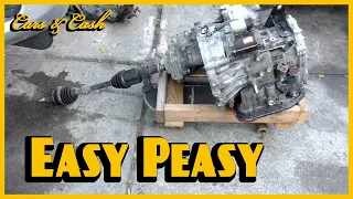 2008 Rav4 Transmission Replacement Repair - 2AZFE 2.4L 4WD AWD - Rough Shifting - Bad Solenoid