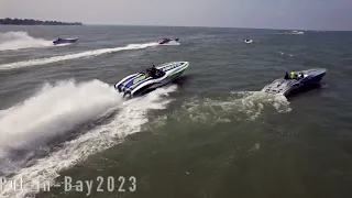 Leopra Thunderfest 2023 boat poker run (short) on Erie - Put in Bay