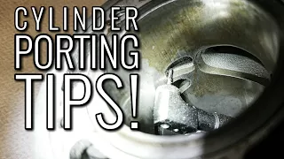 Two Stroke Cylinder Porting Tips | WATCH THIS BEFORE YOU START CUTTING! 2 Stroke Tuning