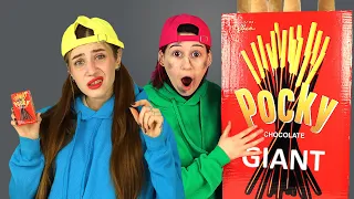 Giant Pocky Candy Mukbang 음식 챌린지 MIU